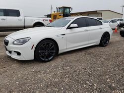 Vehiculos salvage en venta de Copart Temple, TX: 2014 BMW 640 I Gran Coupe