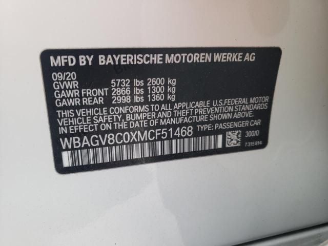 2021 BMW M850XI