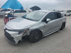 Toyota Corolla le salvage cars for sale: 2020 Toyota Corolla LE