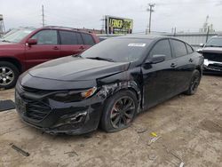 Chevrolet salvage cars for sale: 2019 Chevrolet Malibu LT