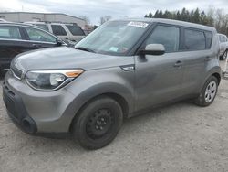 Salvage cars for sale from Copart Leroy, NY: 2015 KIA Soul