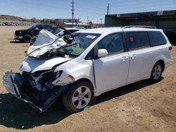 Salvage cars for sale from Copart Colorado Springs, CO: 2017 Toyota Sienna LE