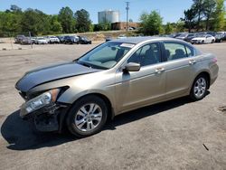 Salvage cars for sale from Copart Longview, TX: 2009 Honda Accord LXP