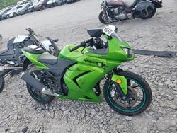 Kawasaki salvage cars for sale: 2012 Kawasaki EX250 J