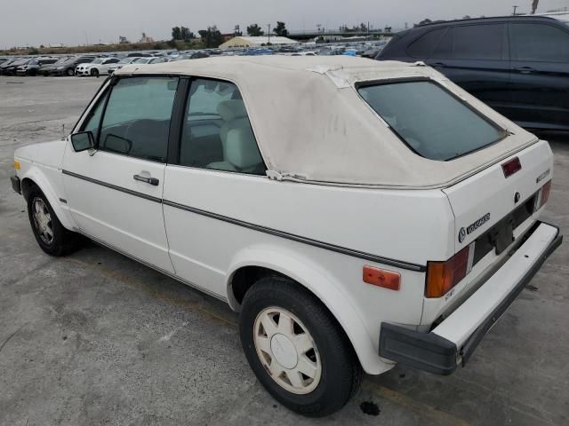 1987 Volkswagen Cabriolet