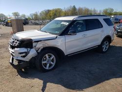 Ford Explorer salvage cars for sale: 2017 Ford Explorer XLT