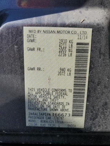 2015 Niss Altima 2.5