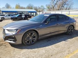Salvage cars for sale from Copart Wichita, KS: 2021 Acura TLX Tech A