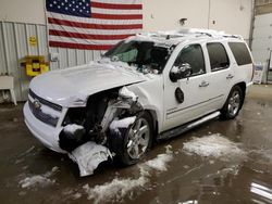Salvage cars for sale from Copart Candia, NH: 2011 Chevrolet Tahoe K1500 LTZ