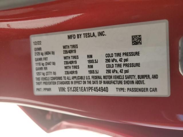 2023 Tesla Model 3