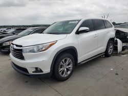 2015 Toyota Highlander LE en venta en Grand Prairie, TX