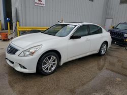 Salvage cars for sale from Copart New Orleans, LA: 2013 Infiniti G37