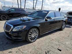 Mercedes-Benz s 550 salvage cars for sale: 2015 Mercedes-Benz S 550