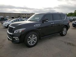 Salvage cars for sale from Copart Wilmer, TX: 2017 Infiniti QX80 Base