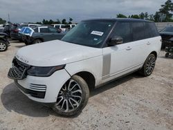 Land Rover Range Rover salvage cars for sale: 2018 Land Rover Range Rover Supercharged