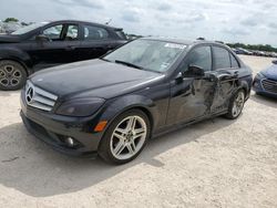 Salvage cars for sale from Copart San Antonio, TX: 2008 Mercedes-Benz C 350