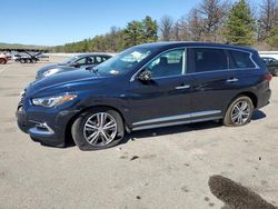 Salvage cars for sale from Copart Brookhaven, NY: 2019 Infiniti QX60 Luxe