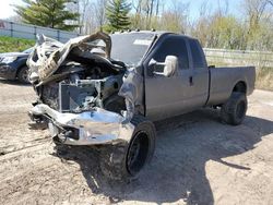 Salvage cars for sale from Copart Davison, MI: 2002 Ford F250 Super Duty