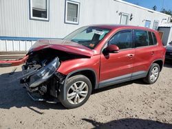 Salvage cars for sale from Copart Lyman, ME: 2013 Volkswagen Tiguan S