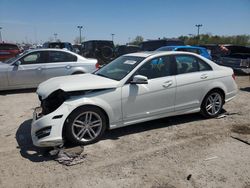 Mercedes-Benz salvage cars for sale: 2012 Mercedes-Benz C 300 4matic