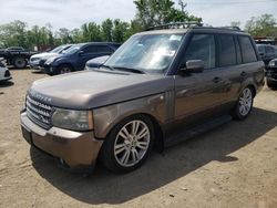 Land Rover salvage cars for sale: 2010 Land Rover Range Rover HSE Luxury