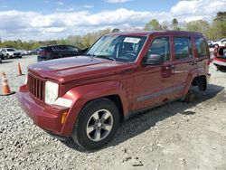 Salvage cars for sale from Copart Mebane, NC: 2008 Jeep Liberty Sport