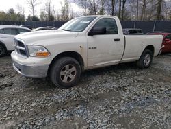 Salvage cars for sale from Copart Waldorf, MD: 2009 Dodge RAM 1500