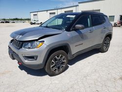 Jeep Compass salvage cars for sale: 2020 Jeep Compass Trailhawk