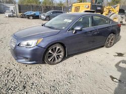 Salvage cars for sale from Copart Waldorf, MD: 2015 Subaru Legacy 2.5I Limited