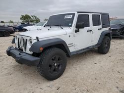 Jeep Wrangler Unlimited Sport salvage cars for sale: 2016 Jeep Wrangler Unlimited Sport