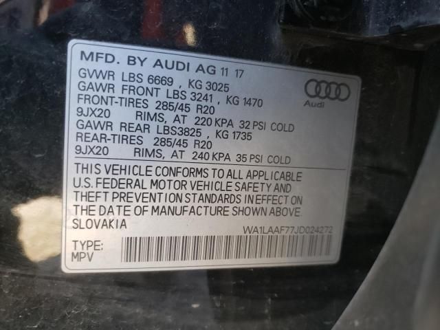 2018 Audi Q7 Premium Plus