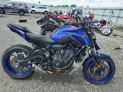 Yamaha salvage cars for sale: 2024 Yamaha MT07