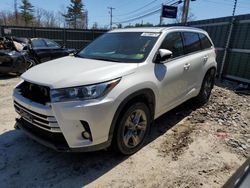 2017 Toyota Highlander Limited en venta en Candia, NH