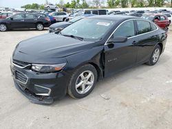 Chevrolet salvage cars for sale: 2017 Chevrolet Malibu LS