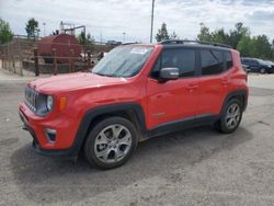 Salvage cars for sale from Copart Gaston, SC: 2020 Jeep Renegade Limited