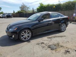 Salvage cars for sale from Copart San Martin, CA: 2007 Lexus IS 250