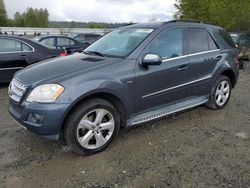 Salvage cars for sale from Copart Arlington, WA: 2010 Mercedes-Benz ML 350 Bluetec