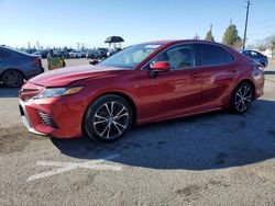 Salvage cars for sale from Copart Rancho Cucamonga, CA: 2020 Toyota Camry SE