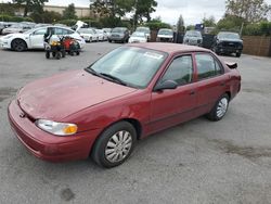 1999 Chevrolet GEO Prizm Base en venta en San Martin, CA