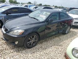 Salvage cars for sale from Copart New Braunfels, TX: 2007 Lexus IS 250