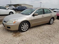 Salvage cars for sale from Copart Temple, TX: 2007 Honda Accord EX