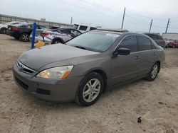 Salvage cars for sale from Copart Temple, TX: 2006 Honda Accord EX