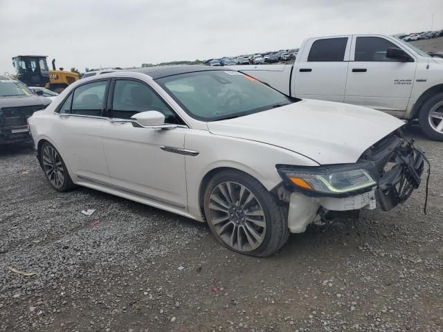 2018 Lincoln Continental Select