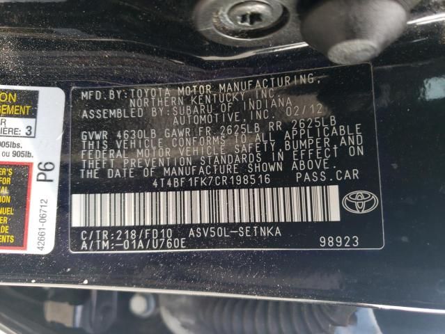 2012 Toyota Camry Base