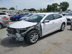 Chevrolet Malibu salvage cars for sale: 2018 Chevrolet Malibu LT