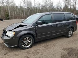 Vehiculos salvage en venta de Copart Bowmanville, ON: 2014 Dodge Grand Caravan SE