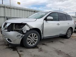 Nissan salvage cars for sale: 2015 Nissan Pathfinder S