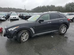 Salvage cars for sale from Copart Exeter, RI: 2017 Infiniti QX70