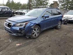 Subaru Vehiculos salvage en venta: 2019 Subaru Outback 2.5I Limited