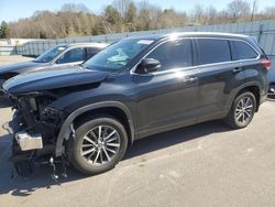 Toyota Highlander salvage cars for sale: 2019 Toyota Highlander SE